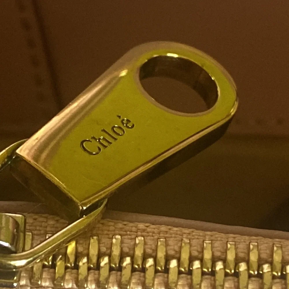 🇫🇷✨CHLOE✨Double Zip Laptop/Tote Rosewater Pink Leather with COA and Chloe dusty🌸 - Picture 5 of 15